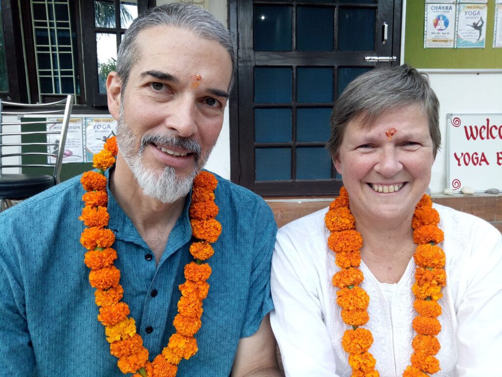 A best Couple in Yoga Teacher Training course